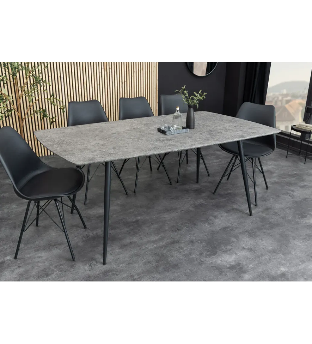 Stół APARTMENT 140 cm szary*Invicta Interior New