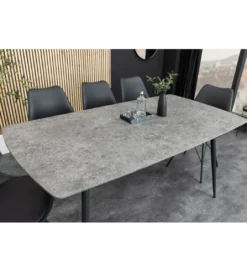 Stół APARTMENT 120 cm szary*Invicta Interior New