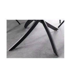 Stół ARKANSAS 120 cm ceramika w optyce białego marmuru*Invicta Interior Outlet