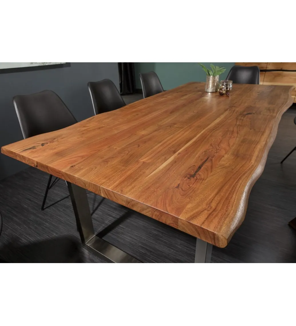 Stół ARKTYKA Mammut 200 cm drewno akacja honey*Invicta Interior Sale