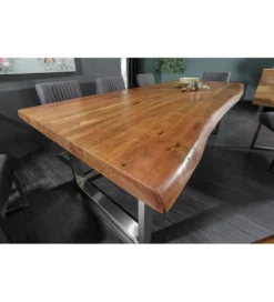 Stół ARKTYKA Mammut 200 cm drewno akacja honey*Invicta Interior