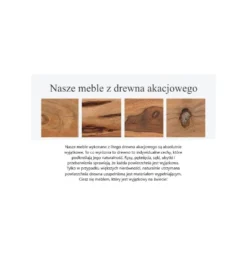 Stół ARKTYKA Mammut X 180 cm drewno akacja*Invicta Interior Outlet