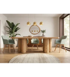 Stół ART DECO 240 cm drewno mango naturalny*Invicta Interior Online