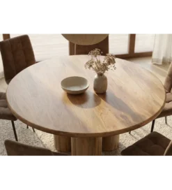 Stół ART DECO 140 cm drewno mango nautralny*Invicta Interior Outlet