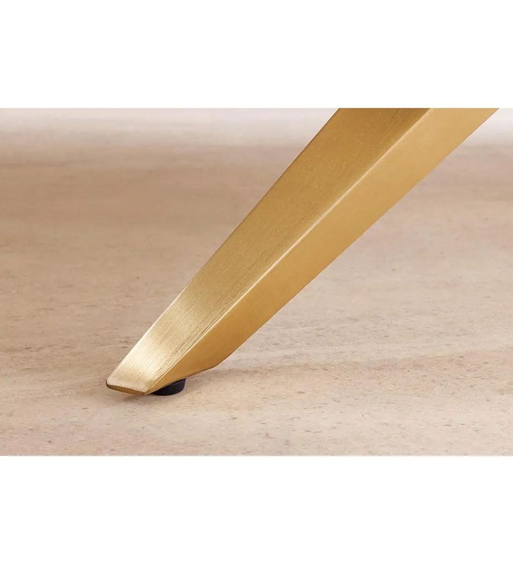 Stół ART LIVING 200 cm blat ceramika w optyce białego marmuru*Invicta Interior - przedsprzedaż Discount
