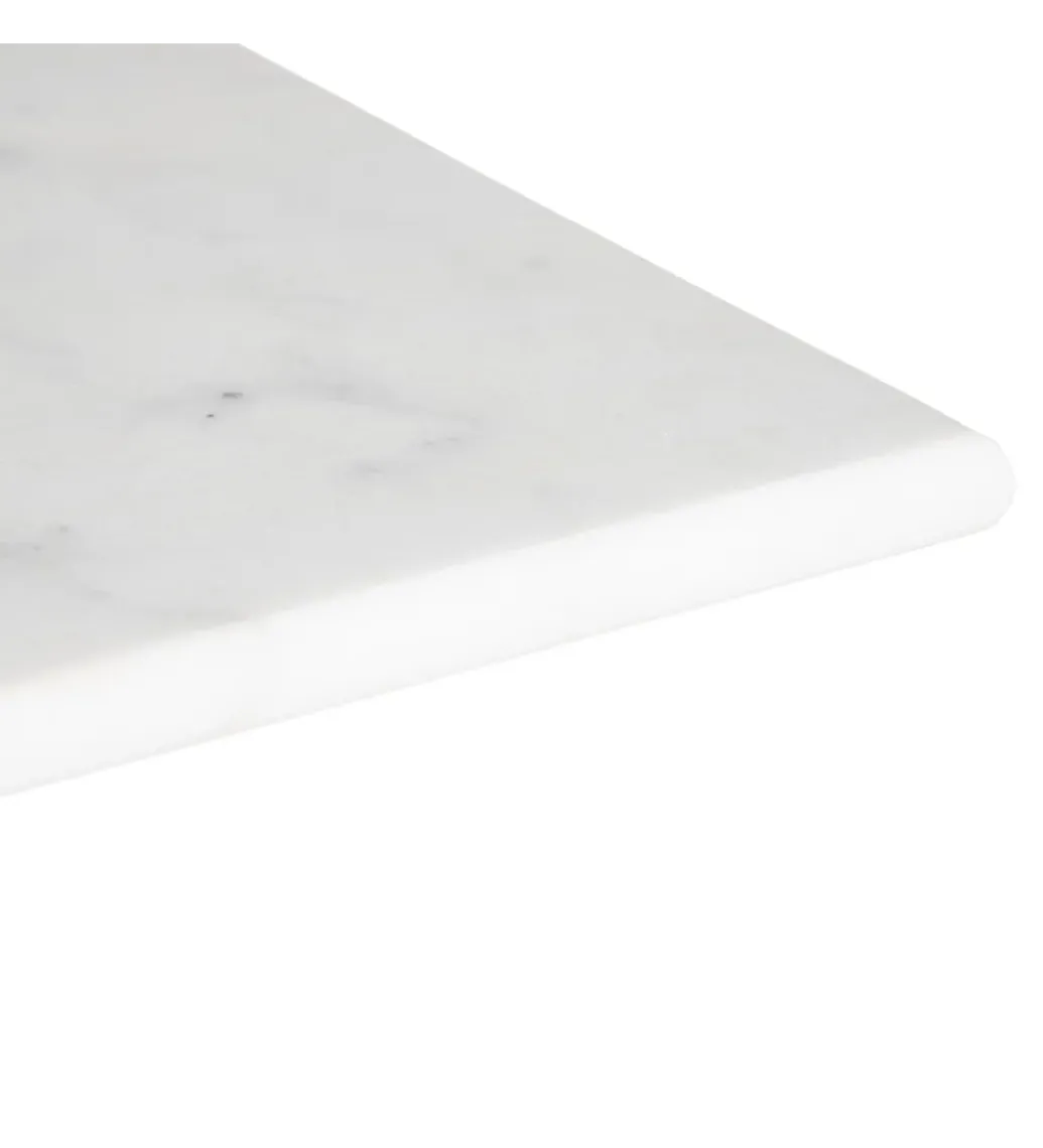 Stół AUESON 70 cm czarny blat w optyce marmuru*Zona-Design Hot