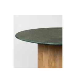 Stół AUXY 115 cm drewno mango marmur*Zona-Design Clearance