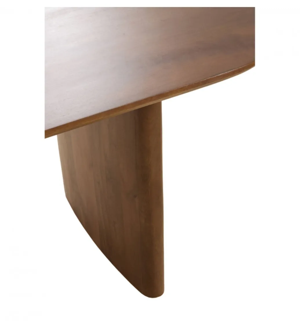 Stół AYMARA 240 cm drewno akcja brązowy*L&L Discount