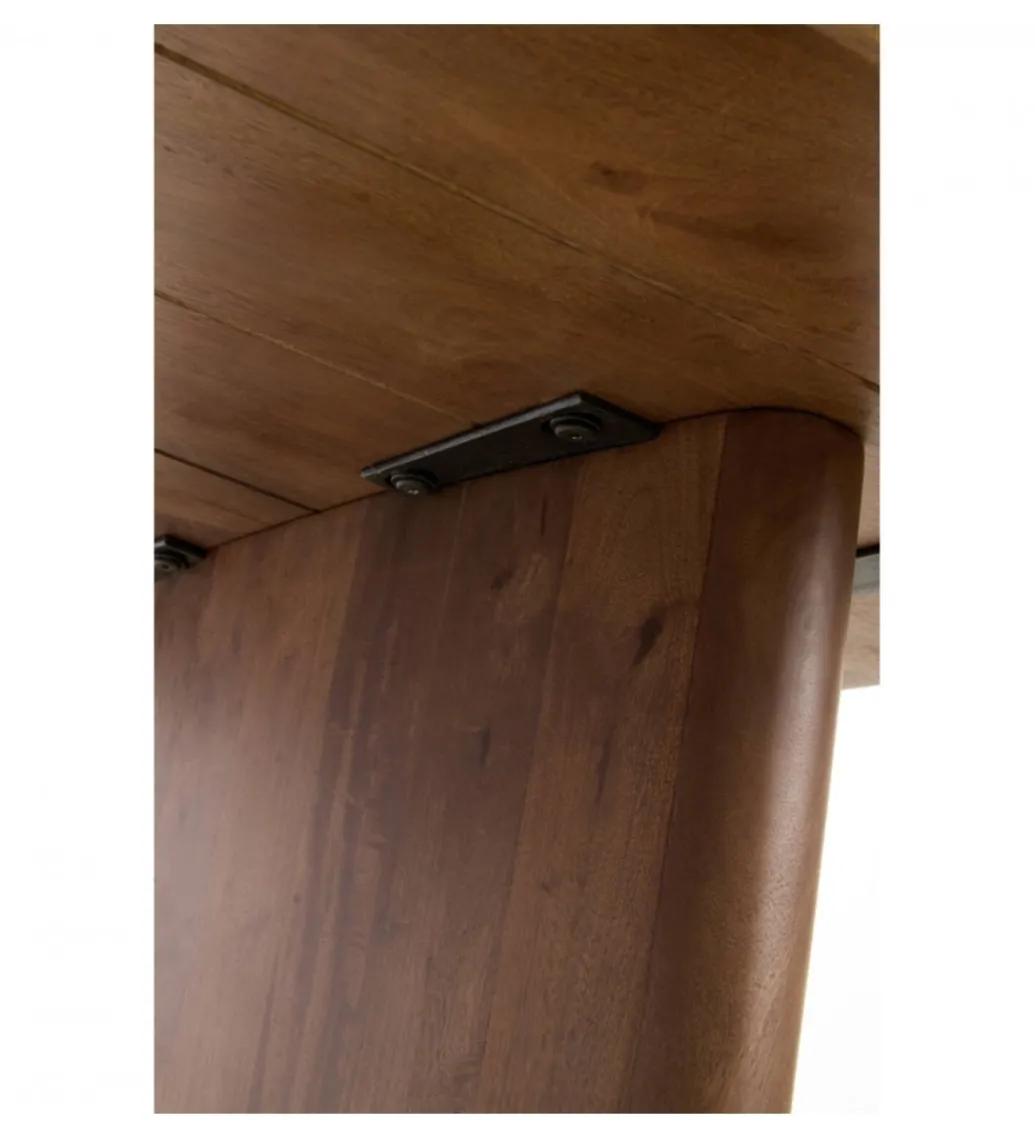 Stół AYMARA 240 cm drewno akcja brązowy*L&L Discount