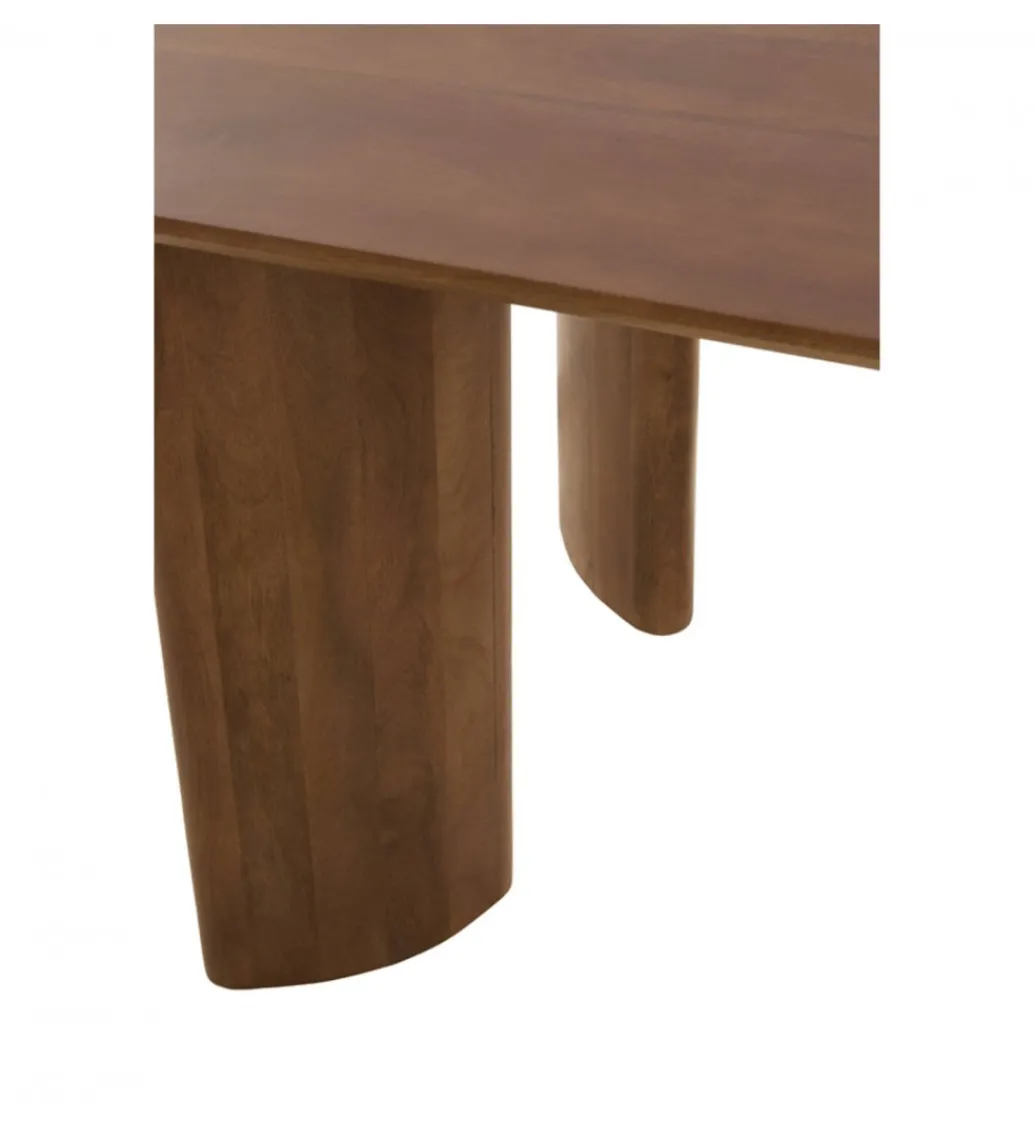 Stół AYMARA 240 cm drewno akcja brązowy*L&L Discount