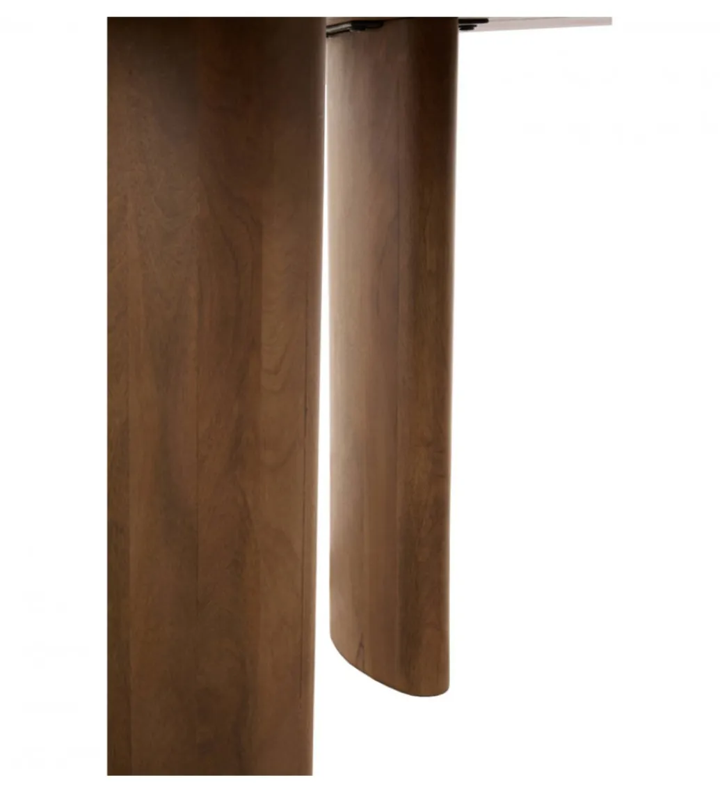 Stół AYMARA 240 cm drewno akcja brązowy*L&L Discount