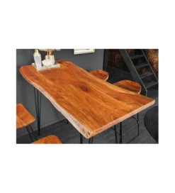 Stół barowy ARKTYKA 140 cm drewno akacja*Invicta Interior - przedsprzedaż Hot