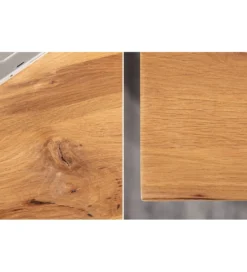 Stół barowy Castle 120 cm drewno dąb dziki*Invicta Interior - przedsprzedaż Clearance