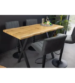 Stół barowy WILD 120 cm wygląd naturalnego dębu*Invicta Interior Best
