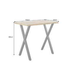 Stół barowy WILD 120 cm wygląd naturalnego dębu*Invicta Interior Best