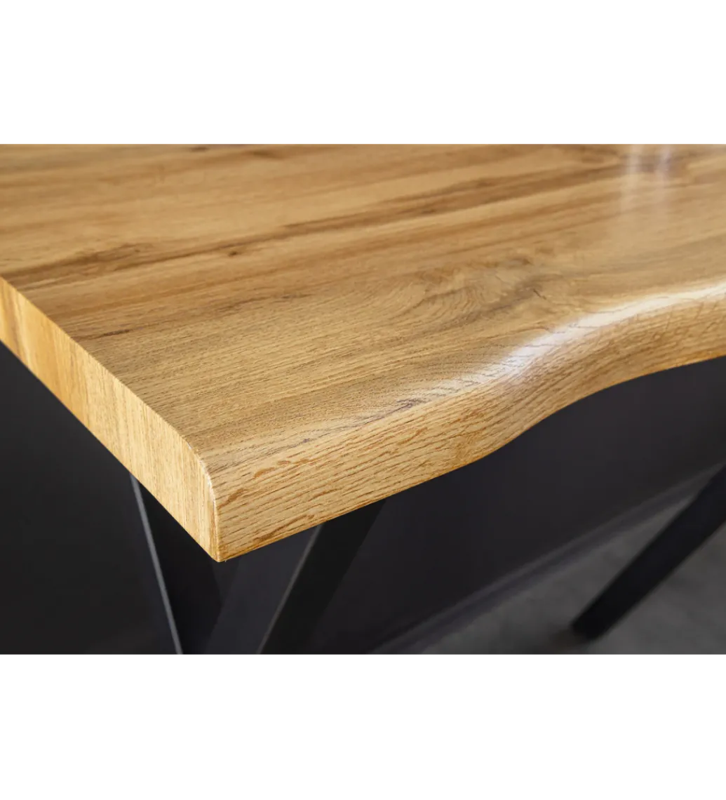 Stół barowy WILD 120 cm wygląd naturalnego dębu*Invicta Interior Best