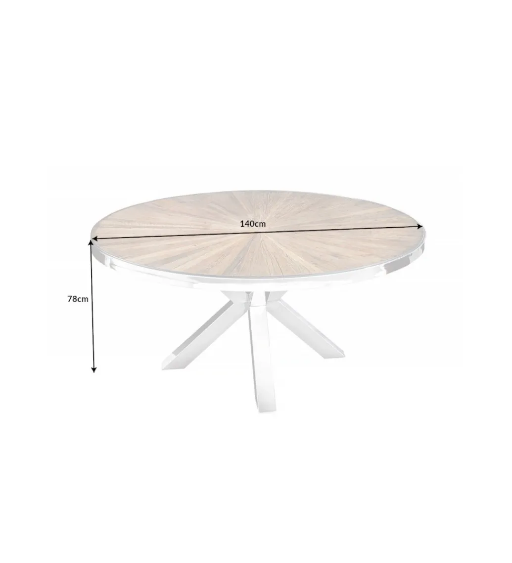 Stół Barracuda 140 cm drewno teak*Invicta Interior Outlet