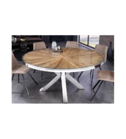 Stół Barracuda 120 cm drewno teak*Invicta Interior Clearance