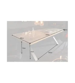 Stół Barracuda X 220 cm drewno teak*Invicta Interior Discount