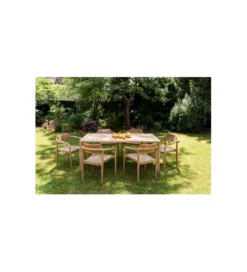 Stół Bella 200 x 90 cm drewno teak naturalny*KARE