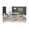 Stół Bonello 120 cm w optyce szarego marmuru*Halmar Online