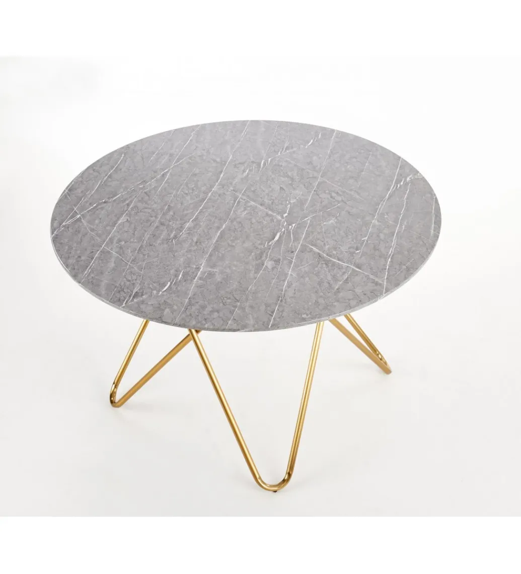Stół Bonello 120 cm w optyce szarego marmuru*Halmar Online