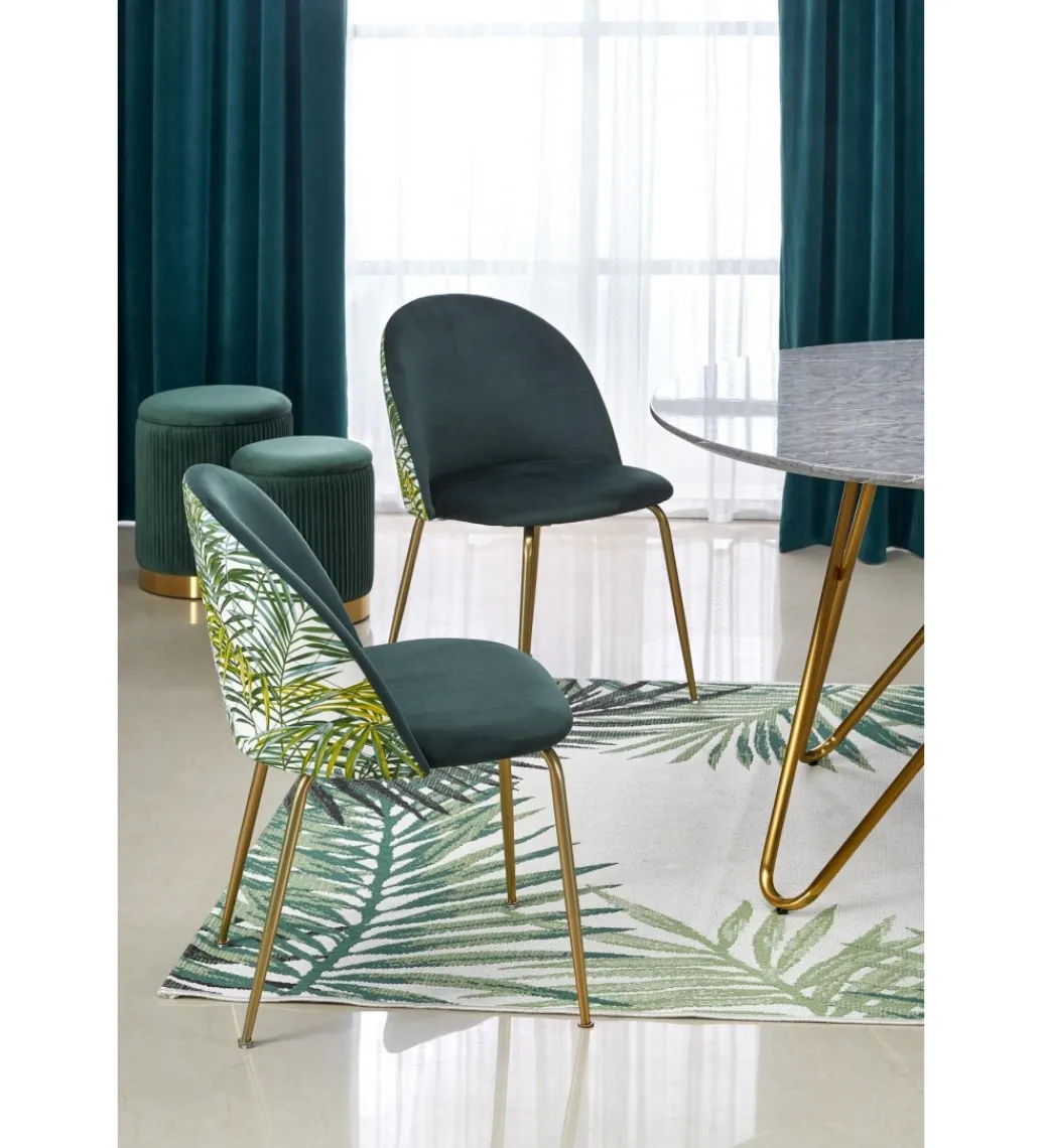 Stół Bonello 120 cm w optyce szarego marmuru*Halmar Online