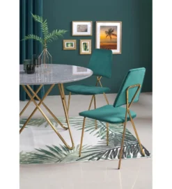 Stół Bonello 120 cm w optyce szarego marmuru*Halmar Online
