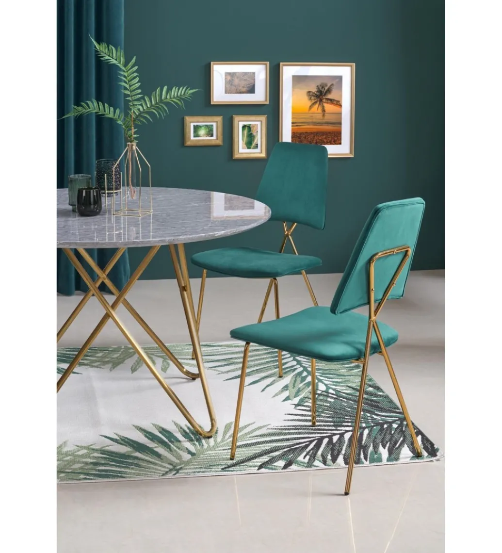 Stół Bonello 120 cm w optyce szarego marmuru*Halmar Online