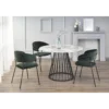 Stół BRODWAY 110 cm w optyce białego marmuru*Halmar Clearance