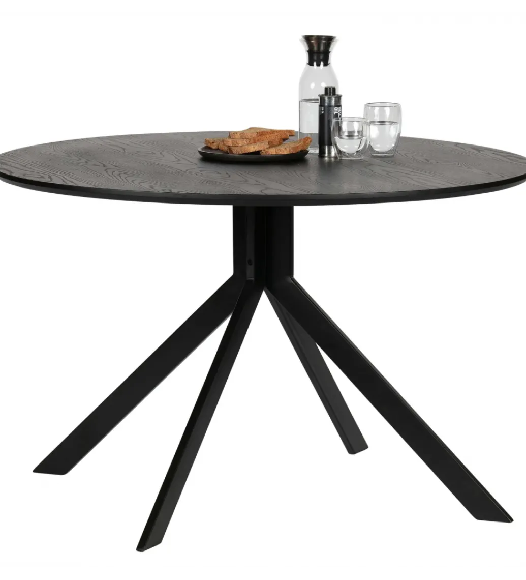 Stół BRUNO 120 cm czarny*WOOOD Clearance