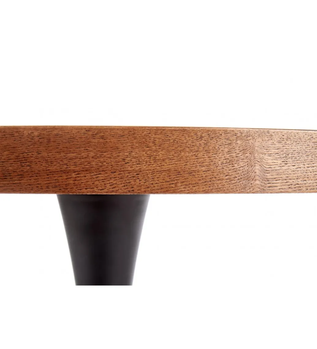 Stół CARMELO 100 cm w kolorze orzecha*Halmar New