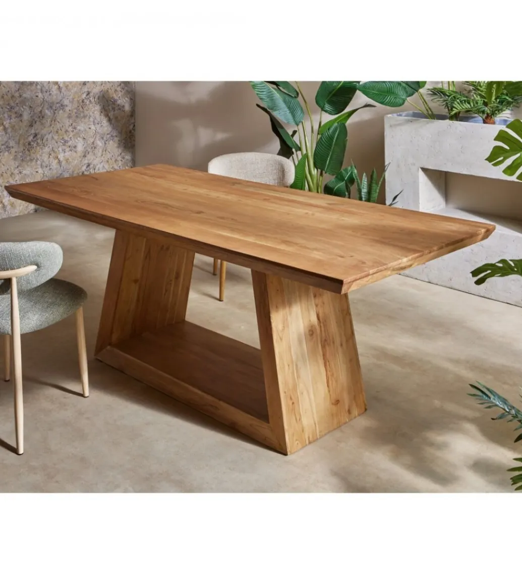 Stół COMEDOR 200 cm drewno akacja*Imeri