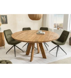 Stół Craft ART WOOD 120 cm drewno mango naturalny*Invicta Interior