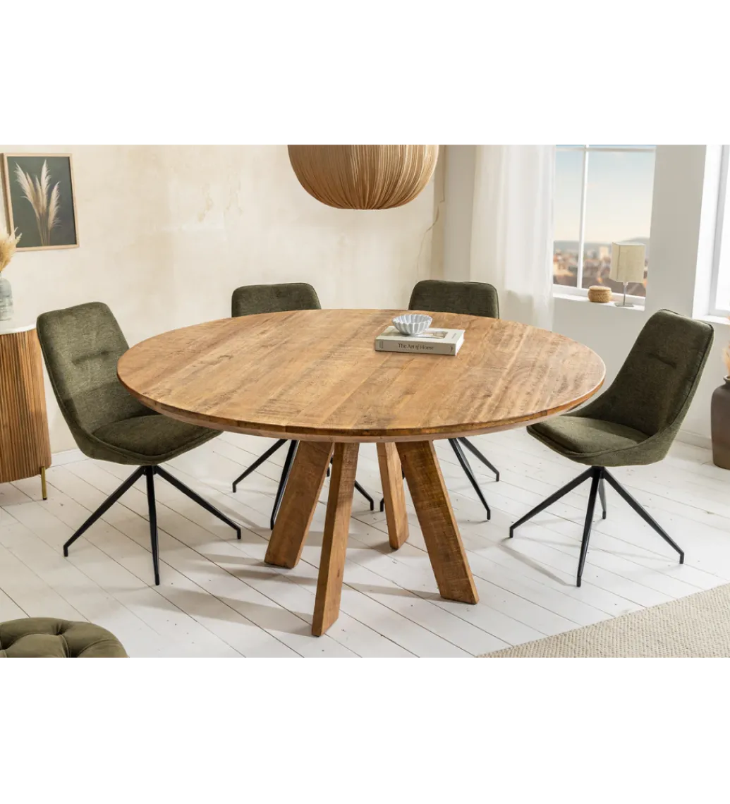 Stół Craft ART WOOD 120 cm drewno mango naturalny*Invicta Interior