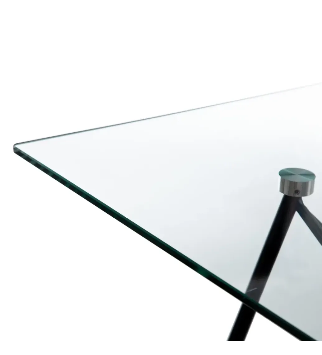 Stół DIVARMOT 140 cm szklany czarny*Zona-Design