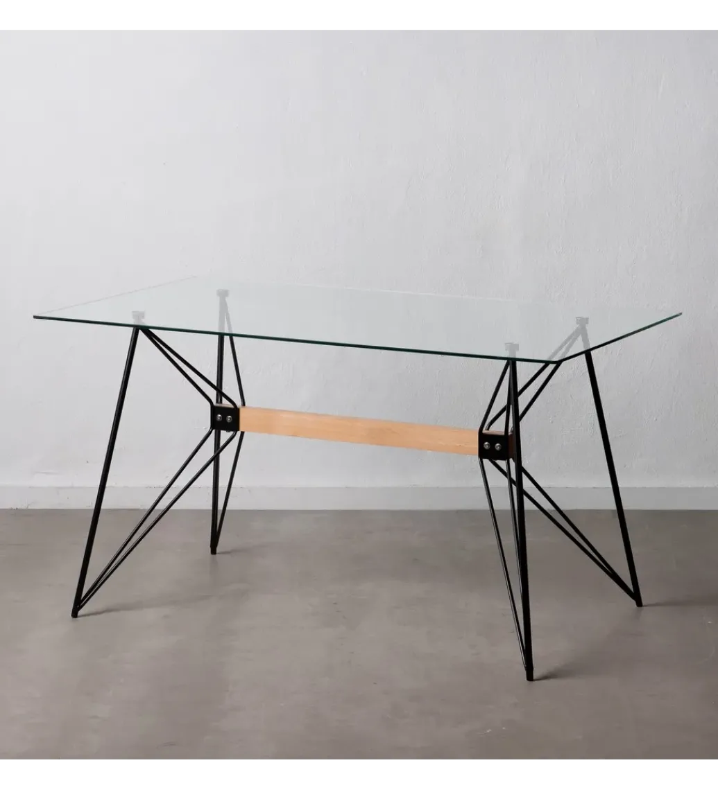 Stół DIVARMOT 140 cm szklany czarny*Zona-Design