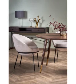 Stół DOMENICO 110 cm w kolorze orzecha*Halmar Outlet