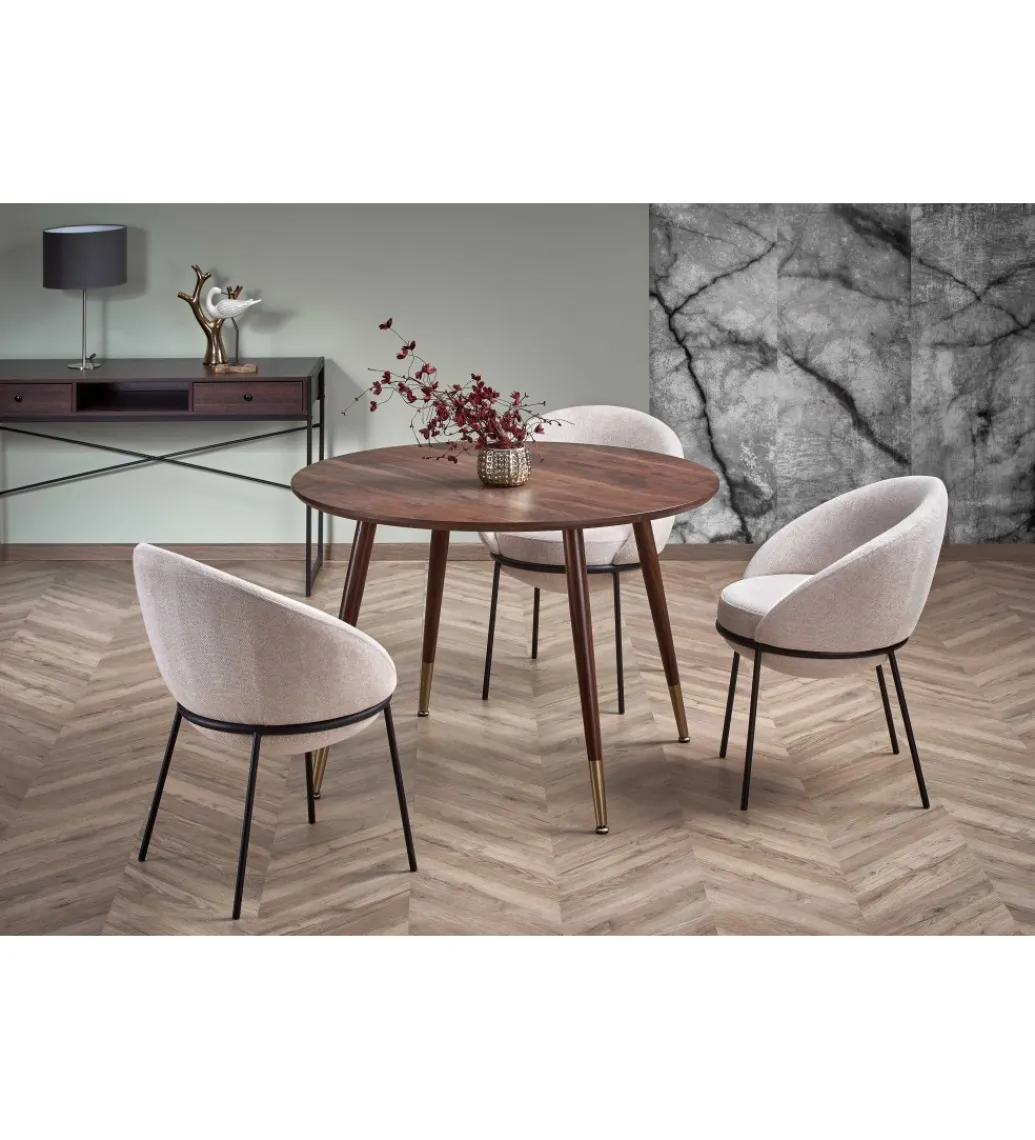 Stół DOMENICO 110 cm w kolorze orzecha*Halmar Outlet