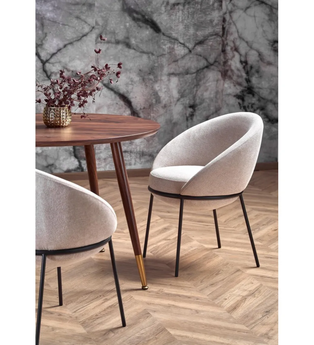 Stół DOMENICO 110 cm w kolorze orzecha*Halmar Outlet