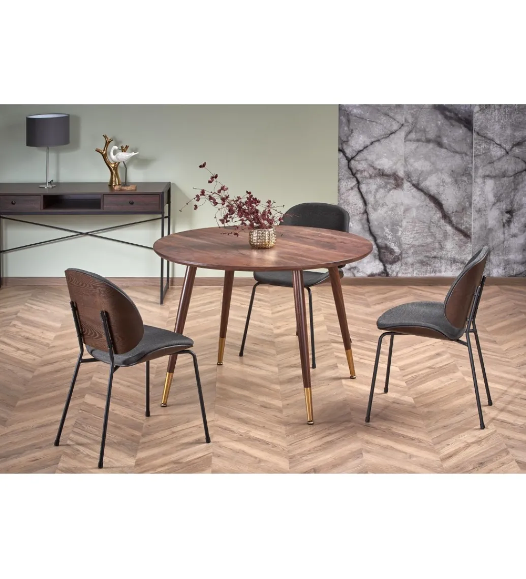 Stół DOMENICO 110 cm w kolorze orzecha*Halmar Outlet