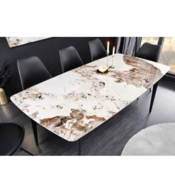 Stół DYLAN 180 cm ceramika w optyce marmuru*Invicta Interior Online