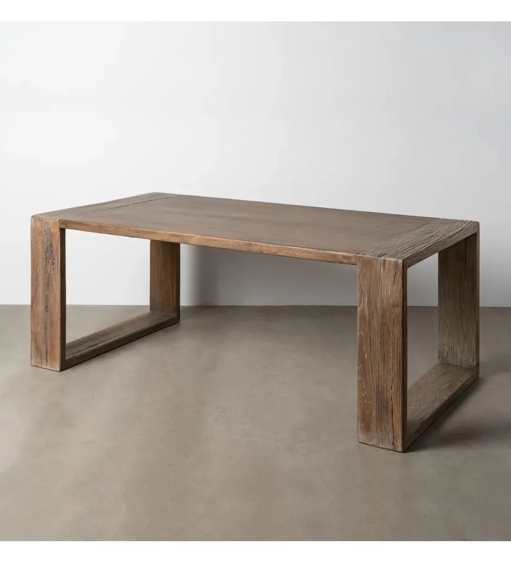 Stół ELMATO 200 x 100 cm drewno wiązu*DENZO Hot