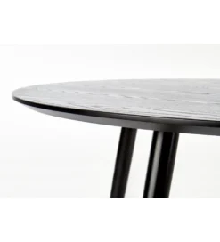 Stół EMBOS 120 cm czarny*Halmar Best
