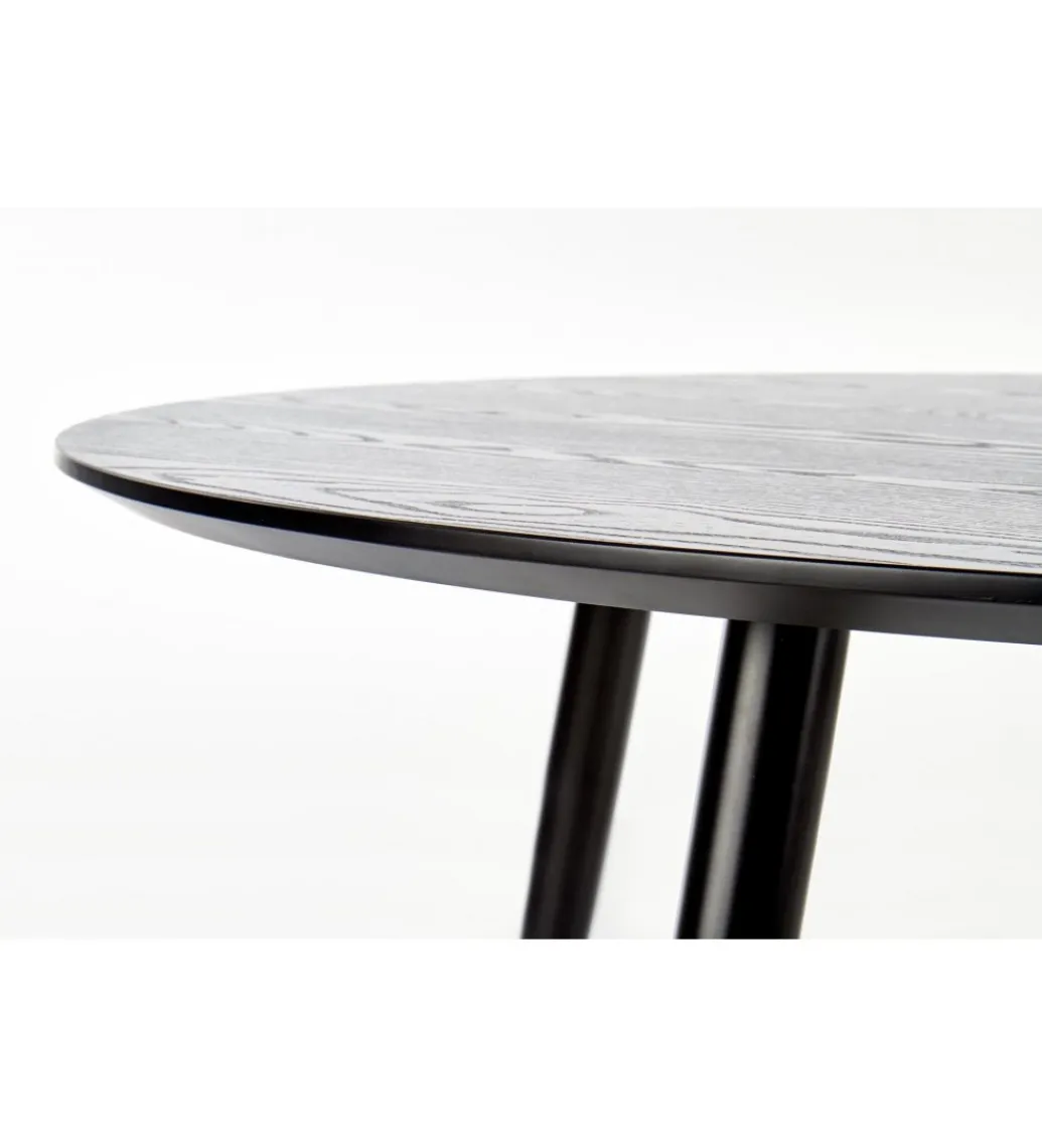 Stół EMBOS 120 cm czarny*Halmar Best