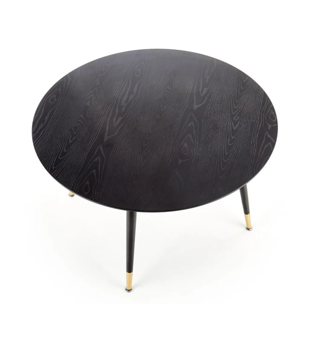 Stół EMBOS 120 cm czarny*Halmar Best
