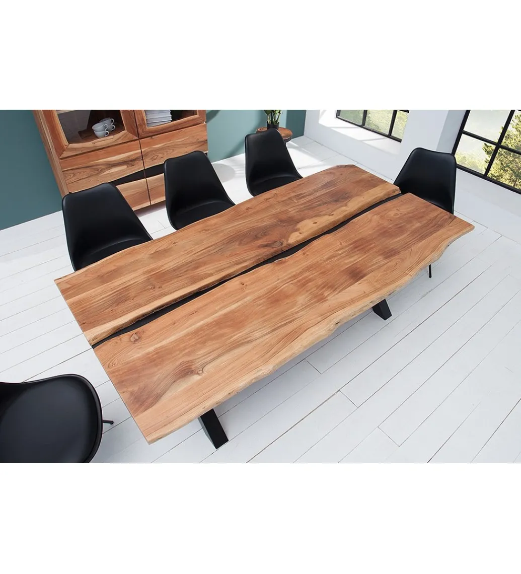 Stół EUFRAT Amazonas 200 cm drewno Akacja*Invicta Interior New