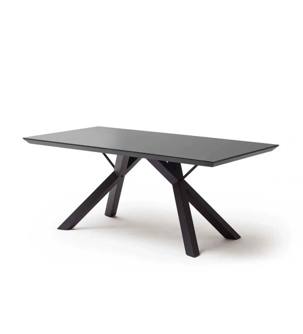 Stół EVERETT 180 cm antracytowy*MCA Outlet