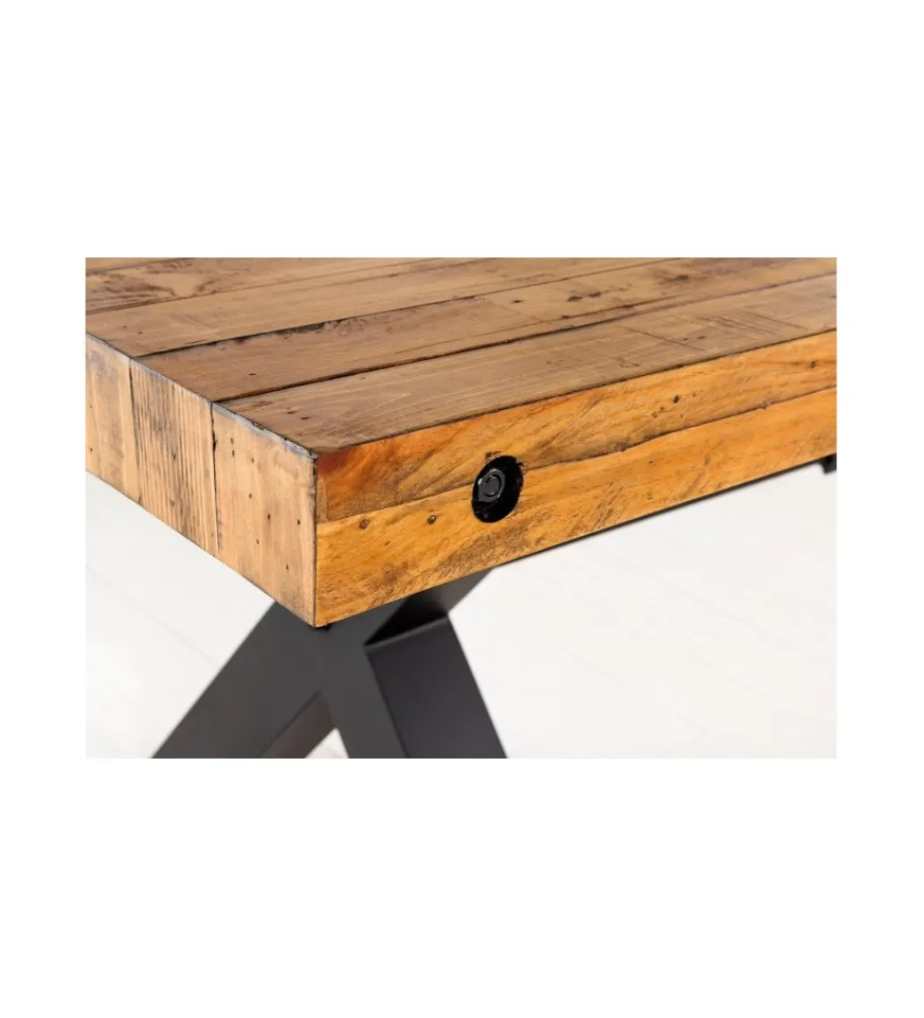 Stół FACTORY 300 cm drewno sosna brąz*Invicta Interior