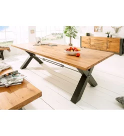 Stół FACTORY 200 cm Thor drewno dębowe*Invicta Interior
